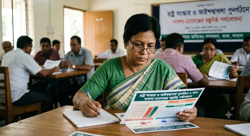 গণতান্ত্রিক সরকারের প্রথম ছয় মাস
